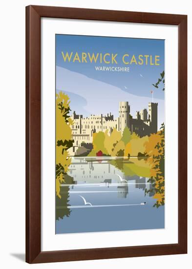 Warwick Castle - Dave Thompson Contemporary Travel Print-Dave Thompson-Framed Giclee Print