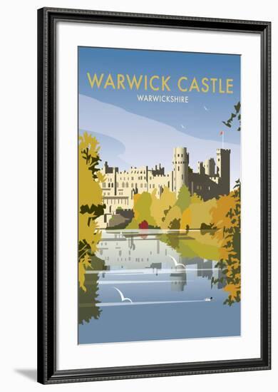 Warwick Castle - Dave Thompson Contemporary Travel Print-Dave Thompson-Framed Giclee Print