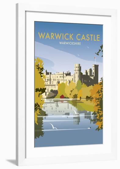 Warwick Castle - Dave Thompson Contemporary Travel Print-Dave Thompson-Framed Giclee Print