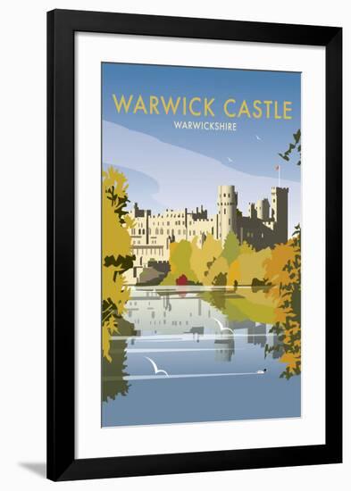 Warwick Castle - Dave Thompson Contemporary Travel Print-Dave Thompson-Framed Giclee Print