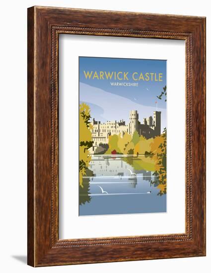 Warwick Castle - Dave Thompson Contemporary Travel Print-Dave Thompson-Framed Giclee Print