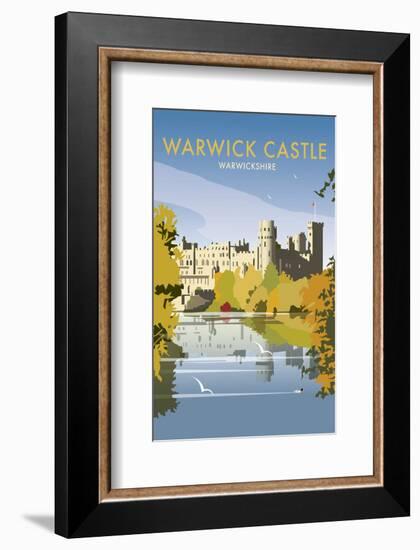 Warwick Castle - Dave Thompson Contemporary Travel Print-Dave Thompson-Framed Giclee Print