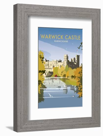 Warwick Castle - Dave Thompson Contemporary Travel Print-Dave Thompson-Framed Giclee Print