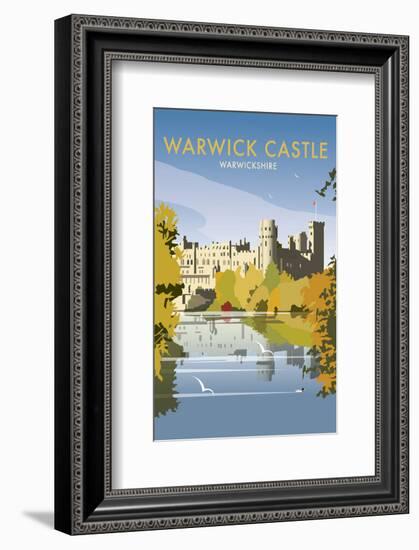 Warwick Castle - Dave Thompson Contemporary Travel Print-Dave Thompson-Framed Giclee Print