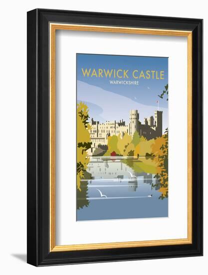 Warwick Castle - Dave Thompson Contemporary Travel Print-Dave Thompson-Framed Giclee Print