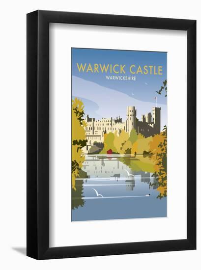 Warwick Castle - Dave Thompson Contemporary Travel Print-Dave Thompson-Framed Giclee Print