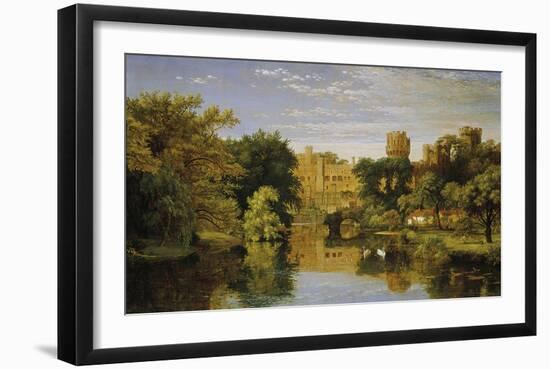 Warwick Castle, England, 1857-Jasper Francis Cropsey-Framed Premium Giclee Print