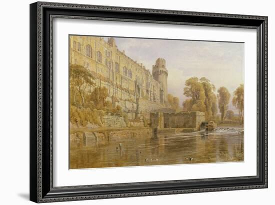 Warwick Castle from the Avon-George Cruikshank-Framed Giclee Print