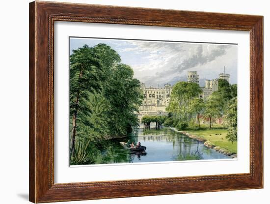 Warwick Castle, Warwickshire, Home of the Earl of Warwick, C1880-AF Lydon-Framed Giclee Print