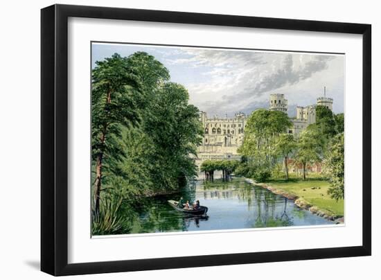 Warwick Castle, Warwickshire, Home of the Earl of Warwick, C1880-AF Lydon-Framed Giclee Print