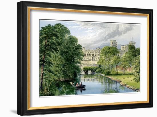 Warwick Castle, Warwickshire, Home of the Earl of Warwick, C1880-AF Lydon-Framed Giclee Print