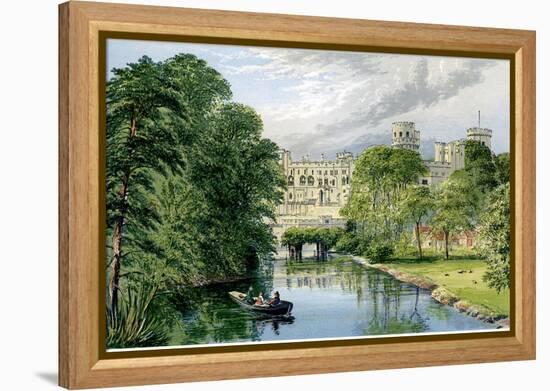 Warwick Castle, Warwickshire, Home of the Earl of Warwick, C1880-AF Lydon-Framed Premier Image Canvas