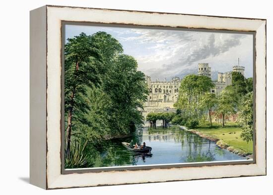 Warwick Castle, Warwickshire, Home of the Earl of Warwick, C1880-AF Lydon-Framed Premier Image Canvas