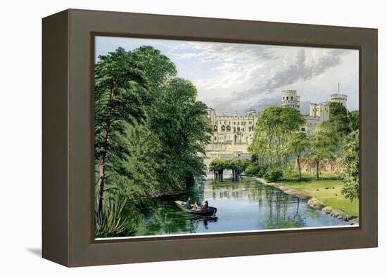 Warwick Castle, Warwickshire, Home of the Earl of Warwick, C1880-AF Lydon-Framed Premier Image Canvas