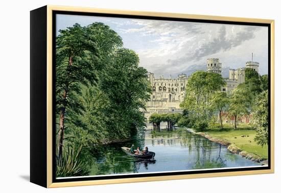 Warwick Castle, Warwickshire, Home of the Earl of Warwick, C1880-AF Lydon-Framed Premier Image Canvas