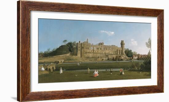 Warwick Castle-Antonio Canaletto-Framed Giclee Print