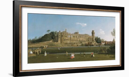 Warwick Castle-Antonio Canaletto-Framed Giclee Print