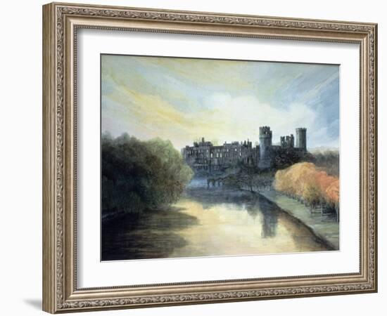 Warwick Castle-Jane Carpanini-Framed Giclee Print