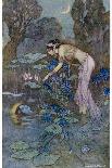 An Illustration to the Song of the River: Play by Me Bathe in Me Mother and Child-Warwick Goble-Photographic Print