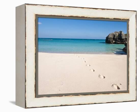 Warwick Long Bay, Jobson's Cove, Bermuda, Central America-Michael DeFreitas-Framed Premier Image Canvas