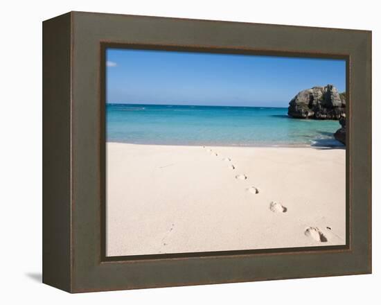Warwick Long Bay, Jobson's Cove, Bermuda, Central America-Michael DeFreitas-Framed Premier Image Canvas
