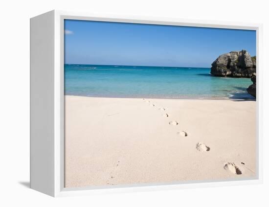 Warwick Long Bay, Jobson's Cove, Bermuda, Central America-Michael DeFreitas-Framed Premier Image Canvas