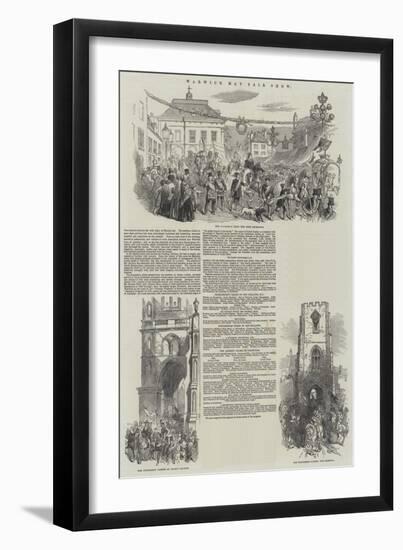 Warwick May Fair Show-null-Framed Giclee Print