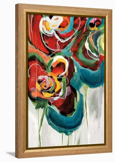 Wasabi Rose II-Angela Maritz-Framed Stretched Canvas