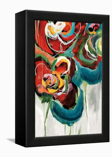 Wasabi Rose II-Angela Maritz-Framed Stretched Canvas