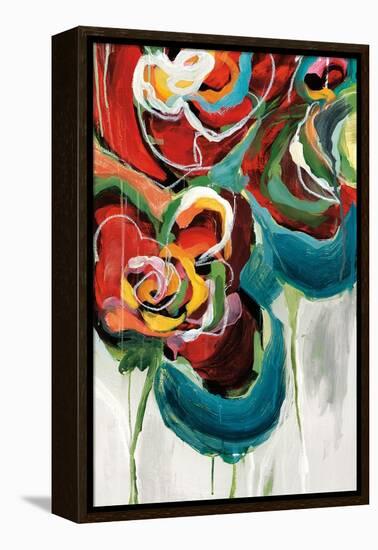 Wasabi Rose II-Angela Maritz-Framed Stretched Canvas