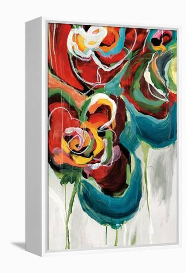 Wasabi Rose II-Angela Maritz-Framed Stretched Canvas