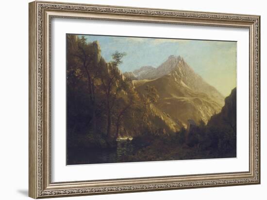 Wasatch Mountains-Albert Bierstadt-Framed Giclee Print