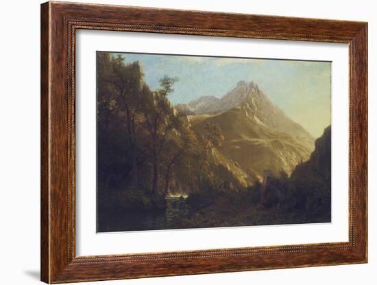 Wasatch Mountains-Albert Bierstadt-Framed Giclee Print