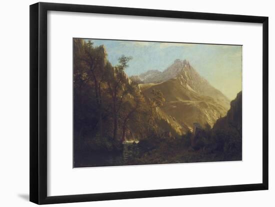 Wasatch Mountains-Albert Bierstadt-Framed Giclee Print