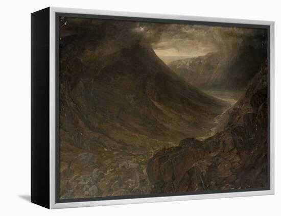Wasdale Head from Styhead Pass, Cumbria, C.1854-Alfred William Hunt-Framed Premier Image Canvas