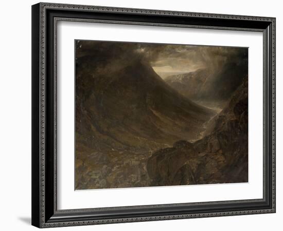 Wasdale Head from Styhead Pass, Cumbria, C.1854-Alfred William Hunt-Framed Giclee Print