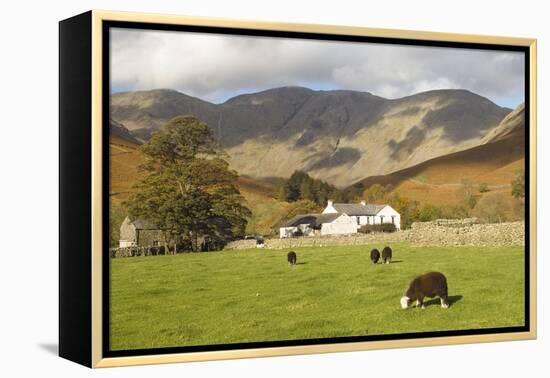 Wasdale Head with Pillar 2927Ft Behind, Wasdale Valley, Lake District National Park, England-James Emmerson-Framed Premier Image Canvas