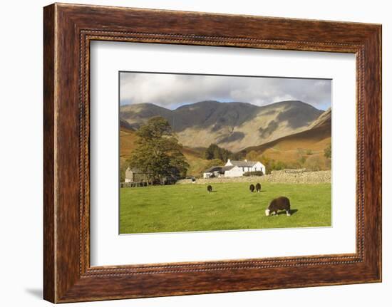 Wasdale Head with Pillar 2927Ft Behind, Wasdale Valley, Lake District National Park, England-James Emmerson-Framed Photographic Print