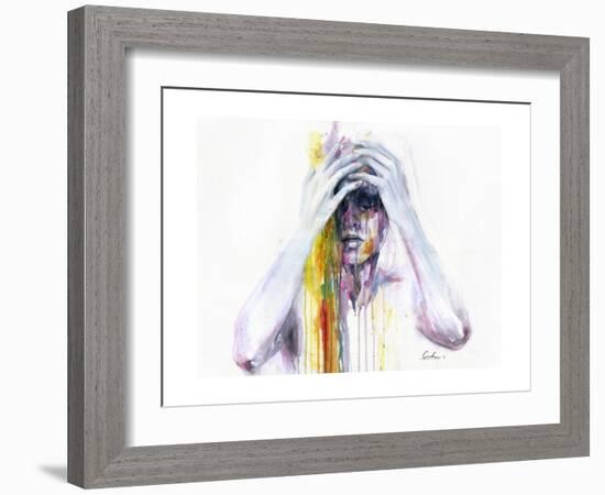 Wash Away-Agnes Cecile-Framed Art Print