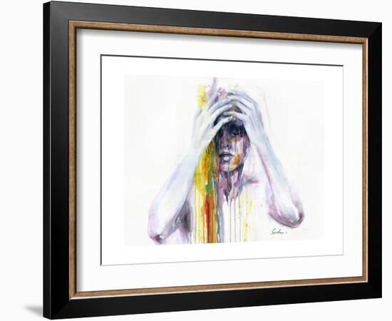 Wash Away-Agnes Cecile-Framed Art Print