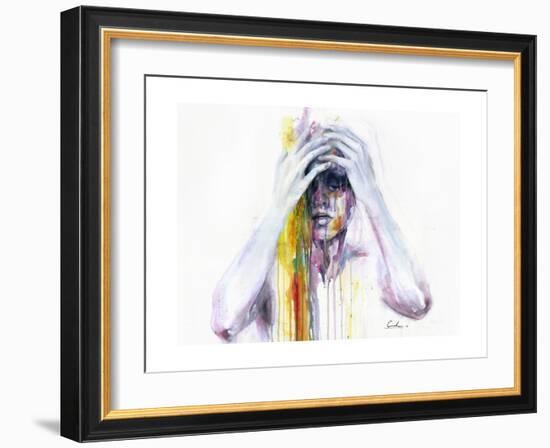 Wash Away-Agnes Cecile-Framed Art Print