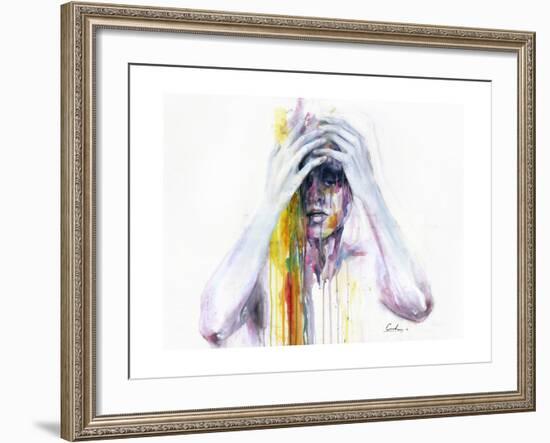 Wash Away-Agnes Cecile-Framed Art Print