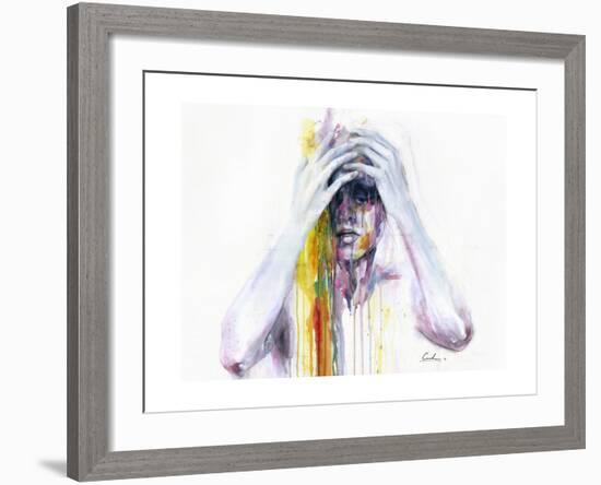 Wash Away-Agnes Cecile-Framed Art Print