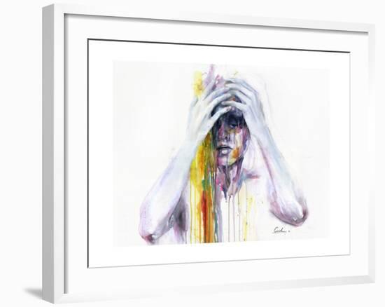 Wash Away-Agnes Cecile-Framed Art Print