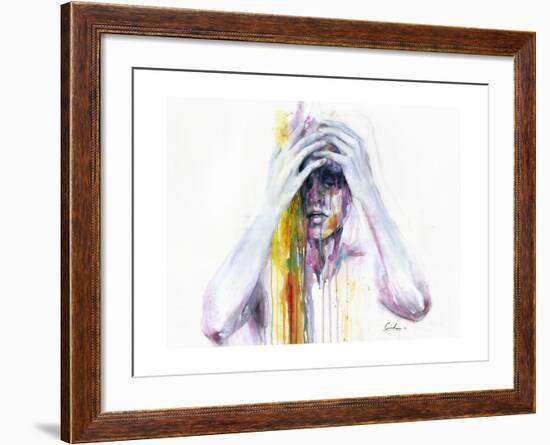 Wash Away-Agnes Cecile-Framed Art Print