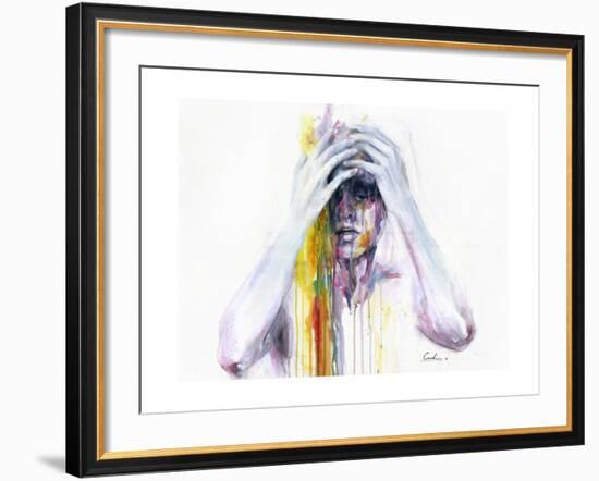 Wash Away-Agnes Cecile-Framed Art Print