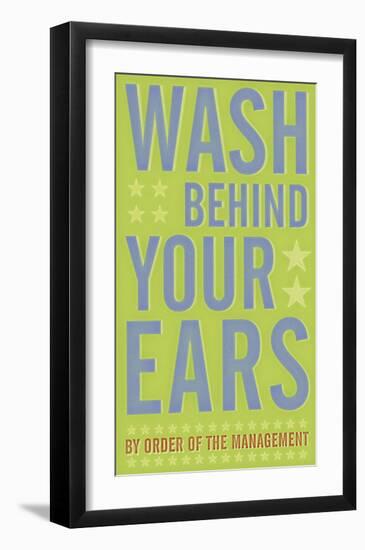 Wash Behind Your Ears-John Golden-Framed Giclee Print