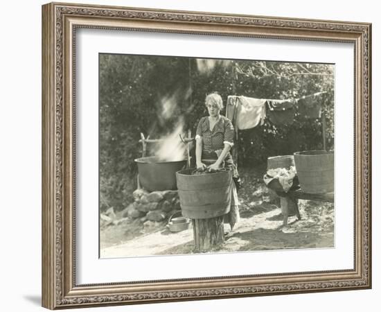 Wash Day-null-Framed Photo