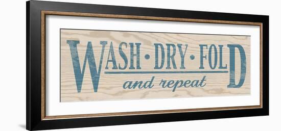 Wash Dry Fold - Blue-N. Harbick-Framed Photographic Print