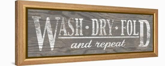 Wash Dry Fold-N. Harbick-Framed Premier Image Canvas